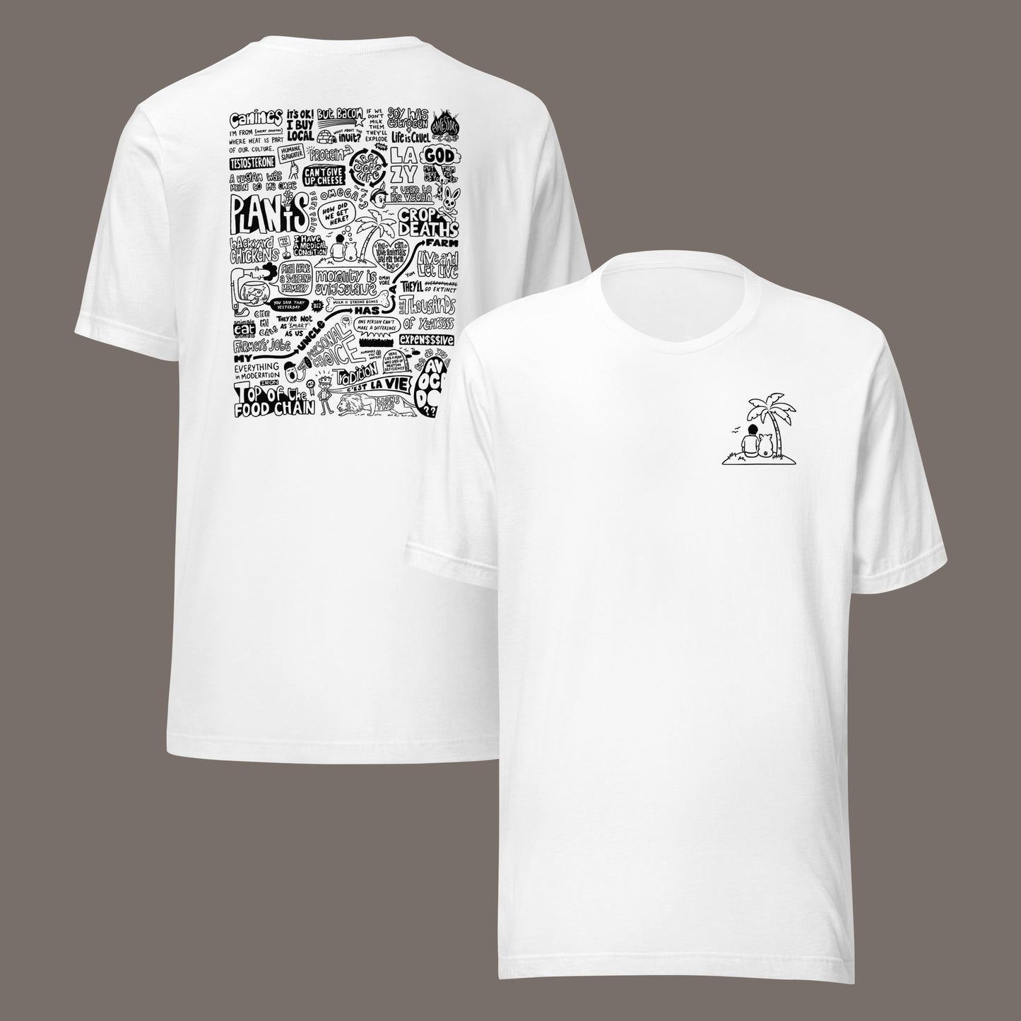 Excuses Hall of Fame | Front & Back Unisex T-Shirt