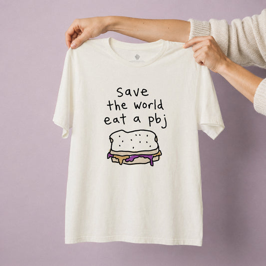 Save the World, Eat a PBJ | Unisex T-Shirt