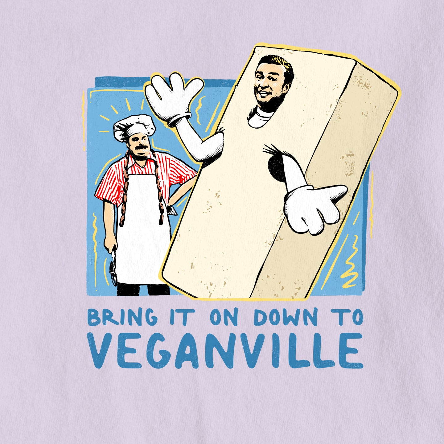 Bring It On Down To Veganville | Unisex Organic Cotton T-Shirt