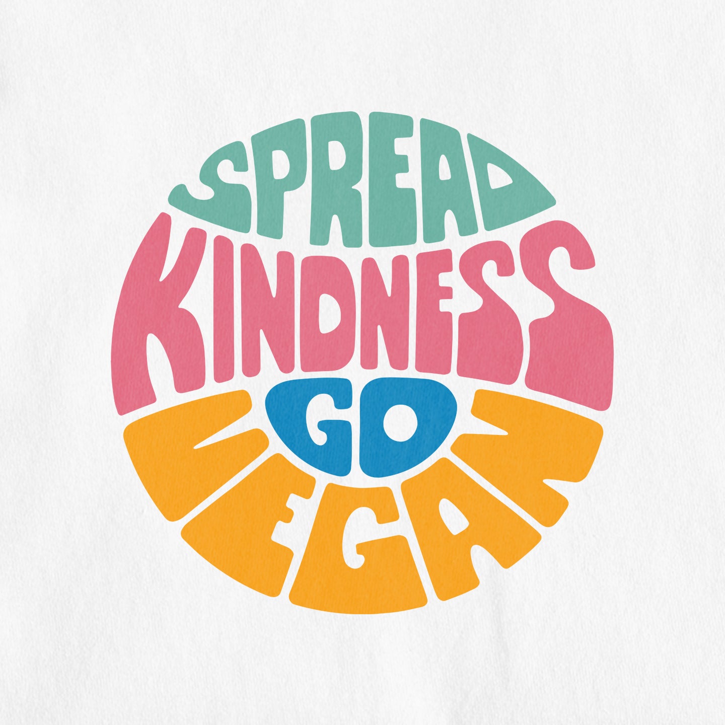 Spread Kindness Go Vegan | Women's Crop Top