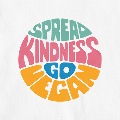 Spread Kindness Go Vegan | Women's Crop Top
