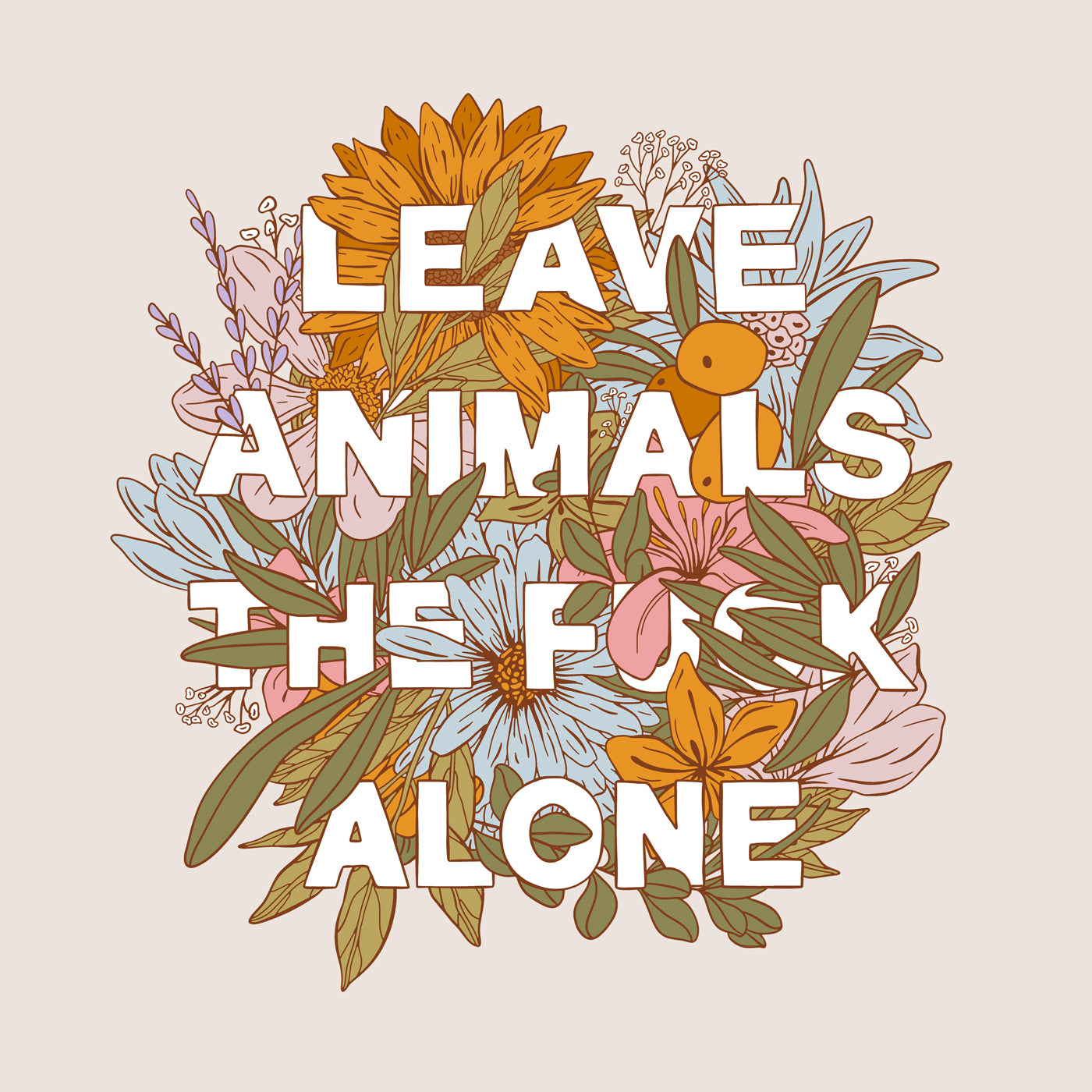 Leave Animals the F___ Alone | Unisex T-Shirt