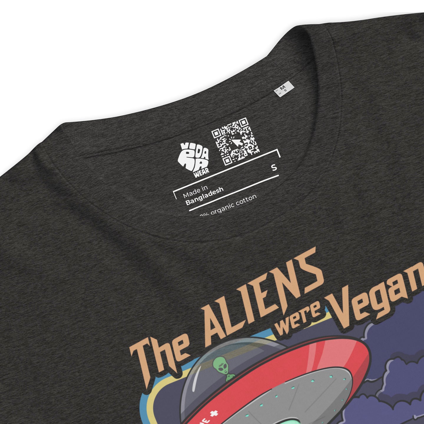 The Aliens Were Vegan  |  Unisex Organic Cotton T-Shirt