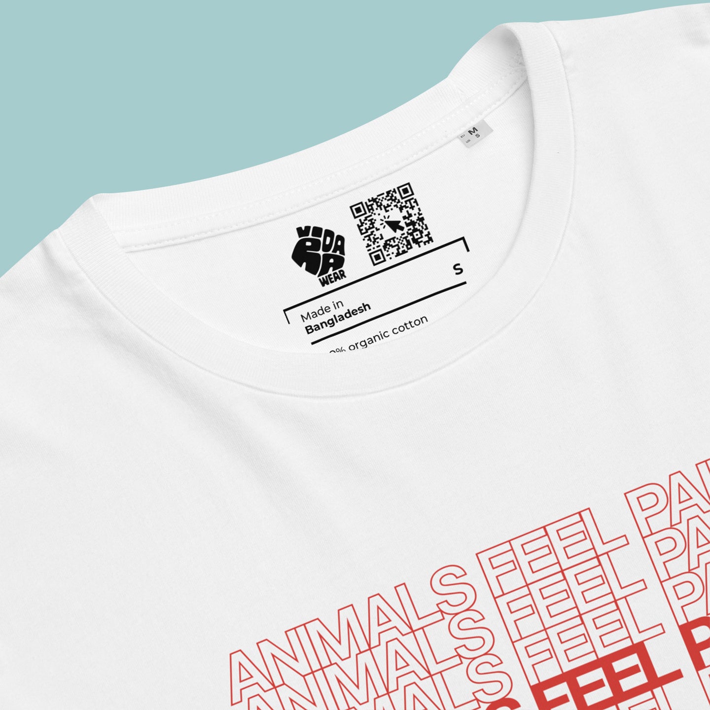 Animals Feel Pain | Unisex Organic Cotton T-Shirt