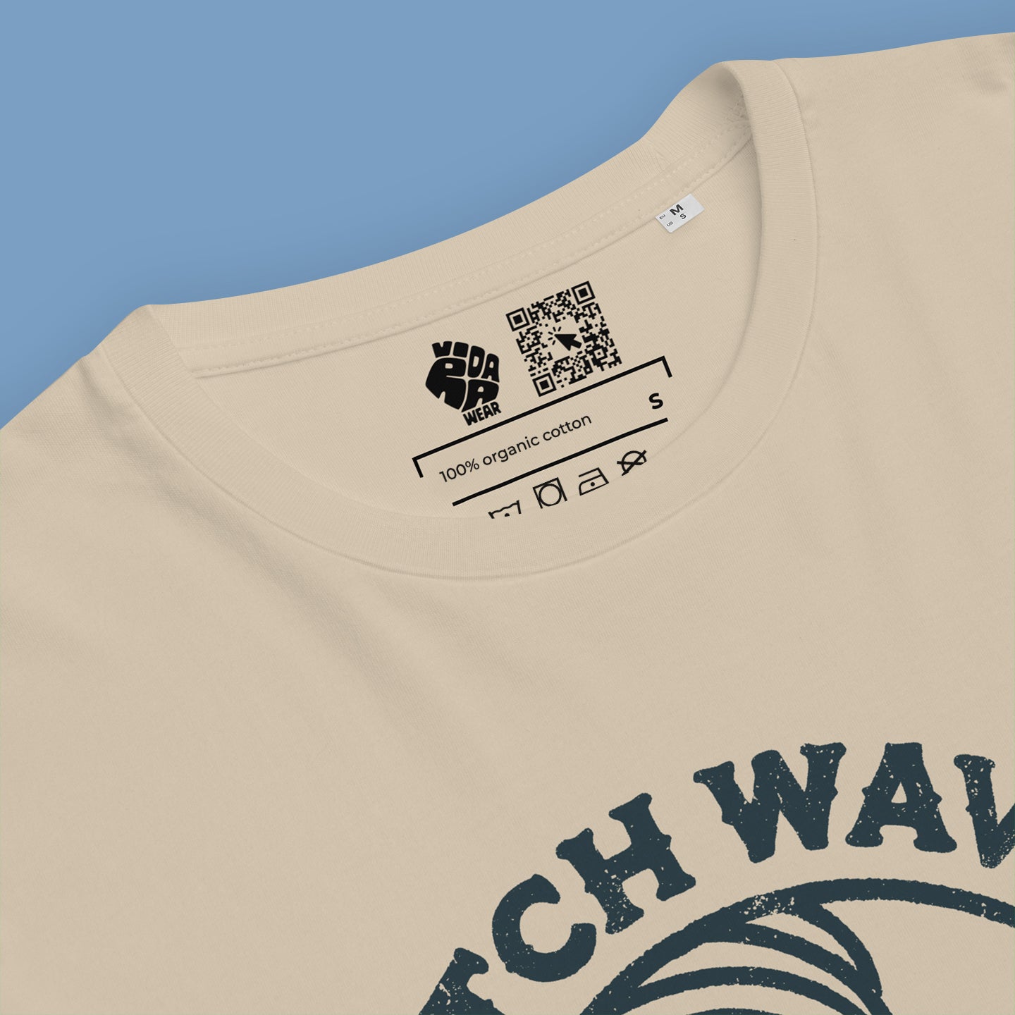 Catch Waves, Not Fish | Unisex Organic Cotton T-Shirt