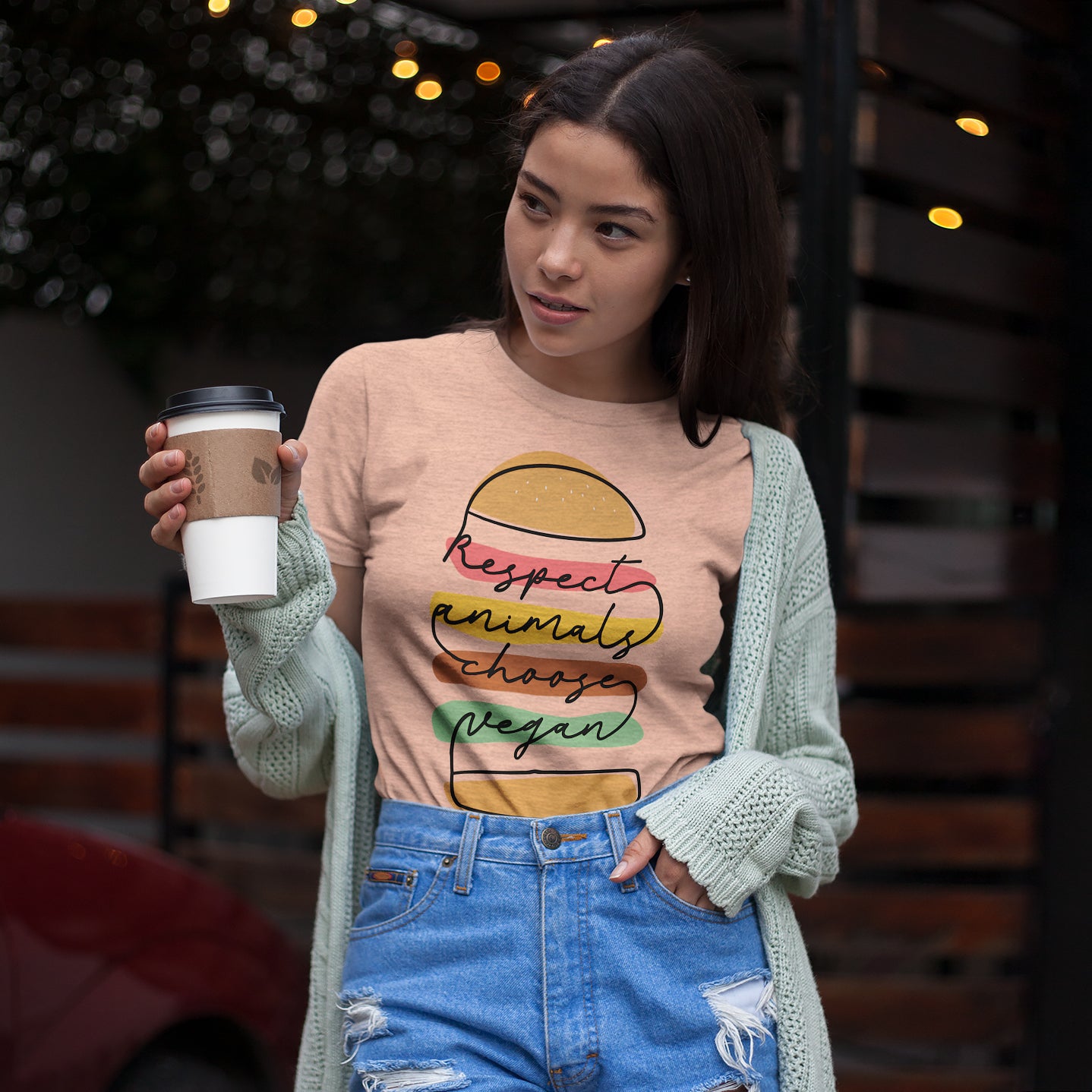 Respect Animals, Choose Vegan | Unisex T-Shirt