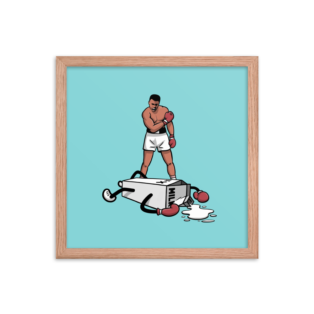 Down For The Count | Framed Art