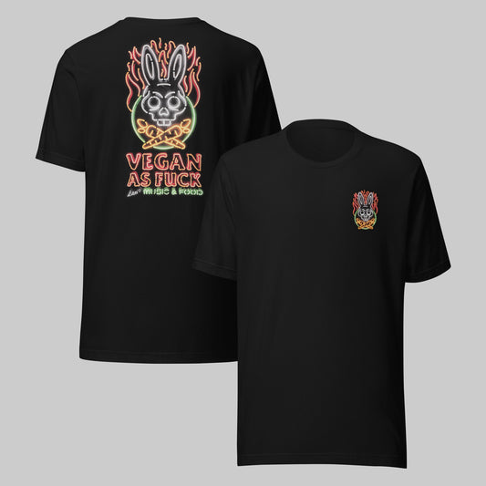 Vegan As Fuck | Front & Back Unisex T-Shirt