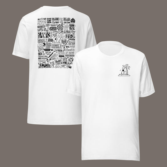 Excuses Hall of Fame | Front & Back Unisex T-Shirt