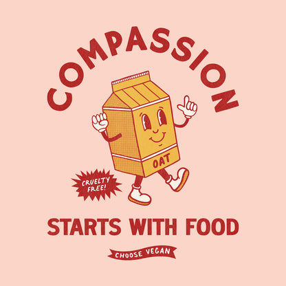 Compassion Starts With Food | Women's Crop Top