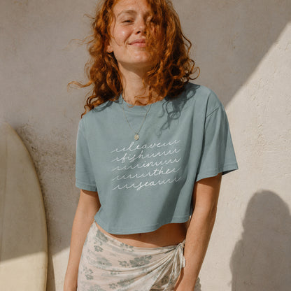 Leave Fish In The Sea | Women's Crop Top