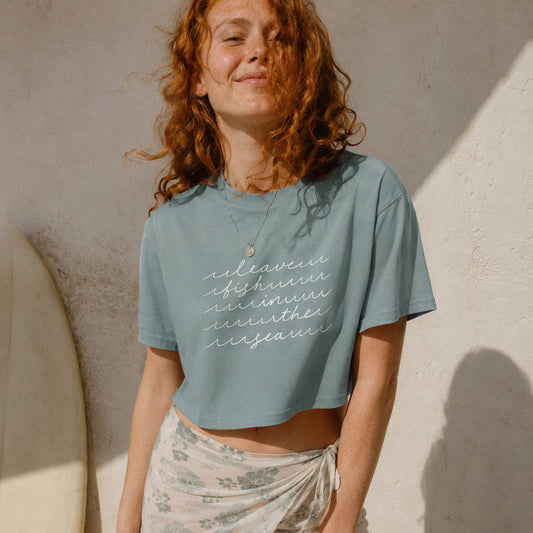 Leave Fish In The Sea | Women's Crop Top